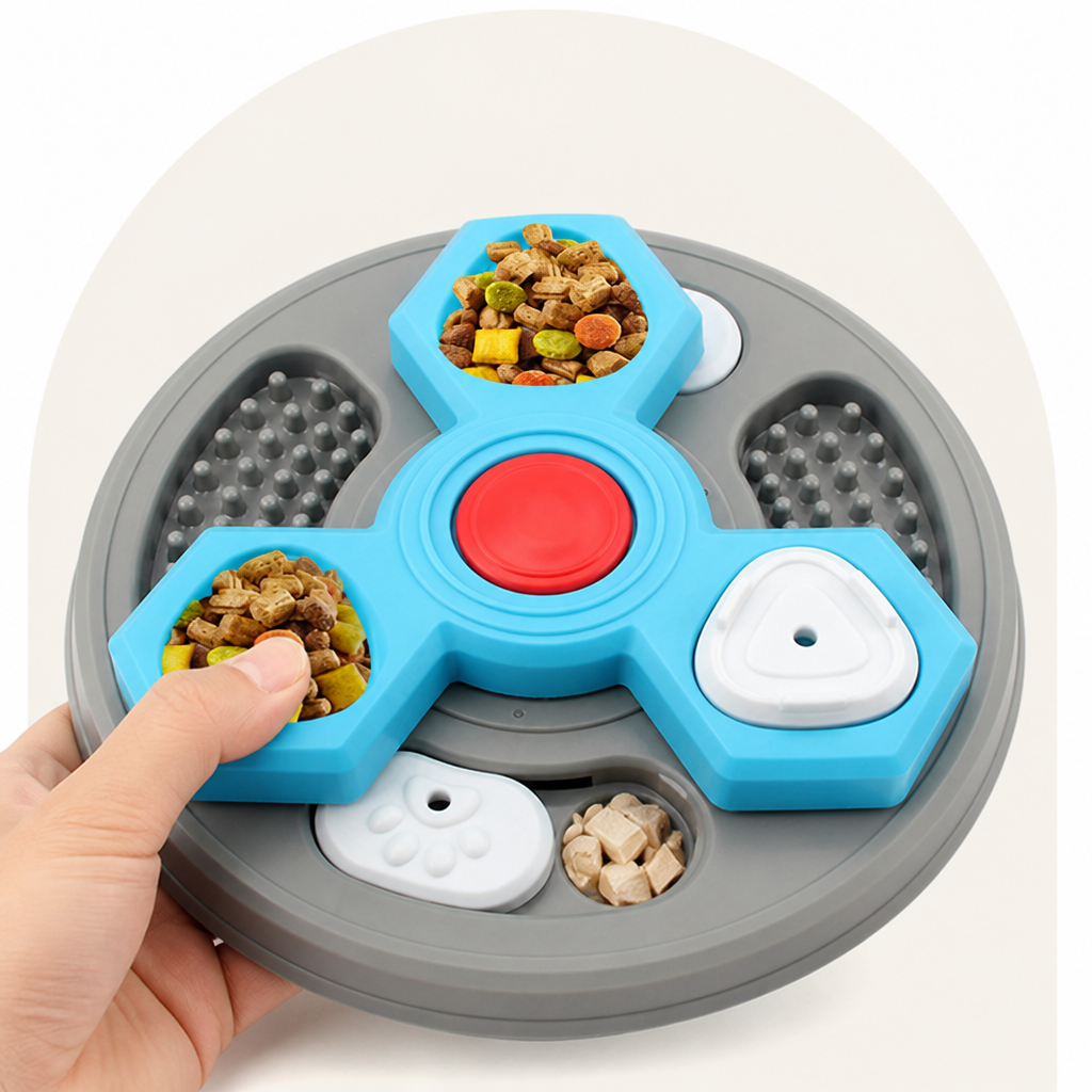 Ortekor Multi-Layer Puzzle & Anti-Slip Slow Feeder Bowl