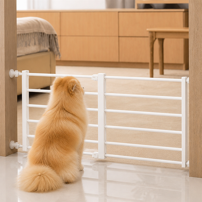 Ortekor No-Drill Retractable Dog Gate (Adjustable Width)