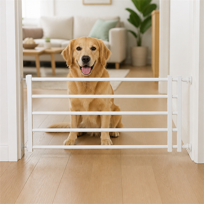Ortekor No-Drill Retractable Dog Gate (Adjustable Width)