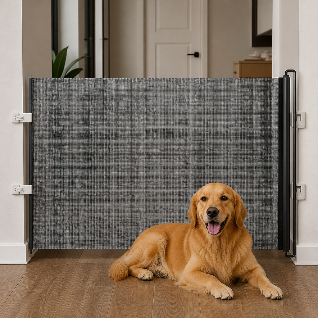 Ortekor No-Drill Retractable & Foldable Safety Gate (Up To 49 In)