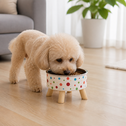 Ortekor Non-Slip & Anti-Tip Pet Bowl (Detachable Dish)