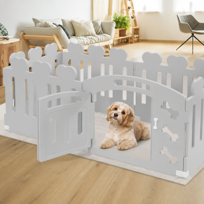 Ortekor Non-Toxic HDPE Lockable Dog Playpen (Foldable)