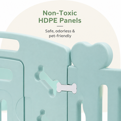 Ortekor Non-Toxic Recycled HDPE & Lockable Dog Playpen