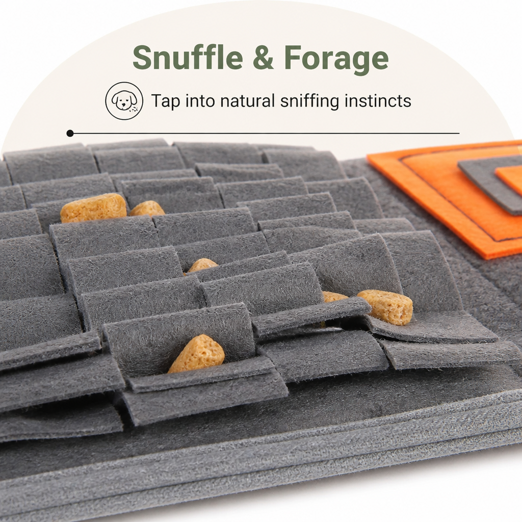 Ortekor Nose-Work & Slow-Feeding Snuffle Mat (Machine Washable)
