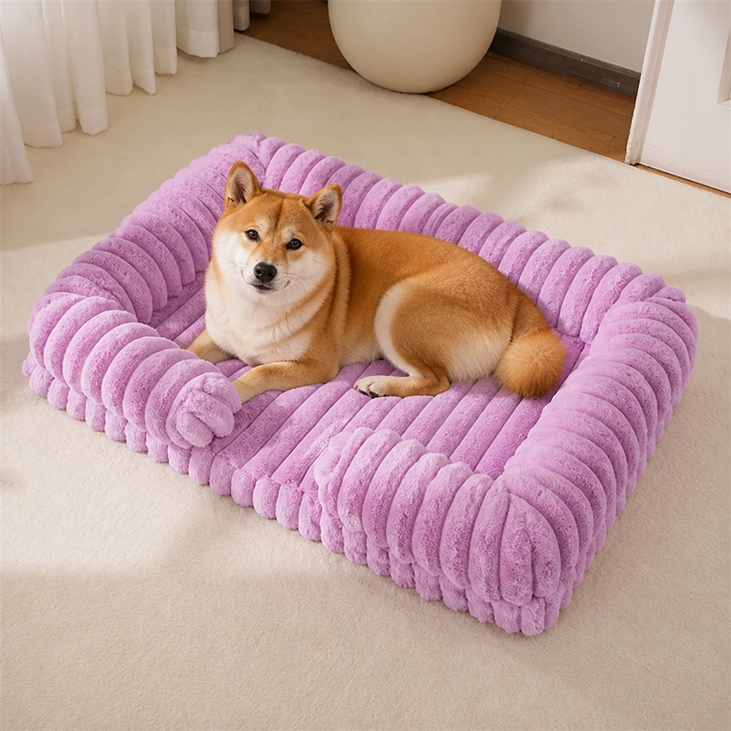 Ortekor Orthopedic Memory Foam Bolster Bed (Waterproof Removable Cover)