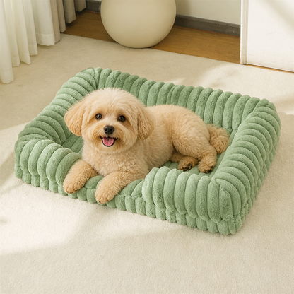 Ortekor Orthopedic Memory Foam Bolster Bed (Waterproof Removable Cover)