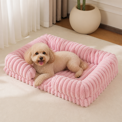Ortekor Orthopedic Memory Foam Bolster Bed (Waterproof Removable Cover)