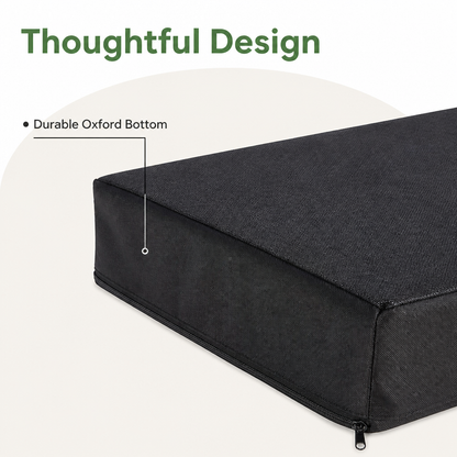 Ortekor Orthopedic Memory Foam Dog Bed (Waterproof Washable Cover)