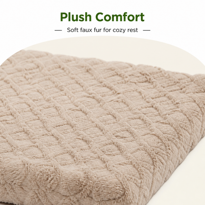 Cama ortopédica de espuma viscoelástica para perros Ortekor con funda de piel sintética lavable (base impermeable antideslizante)