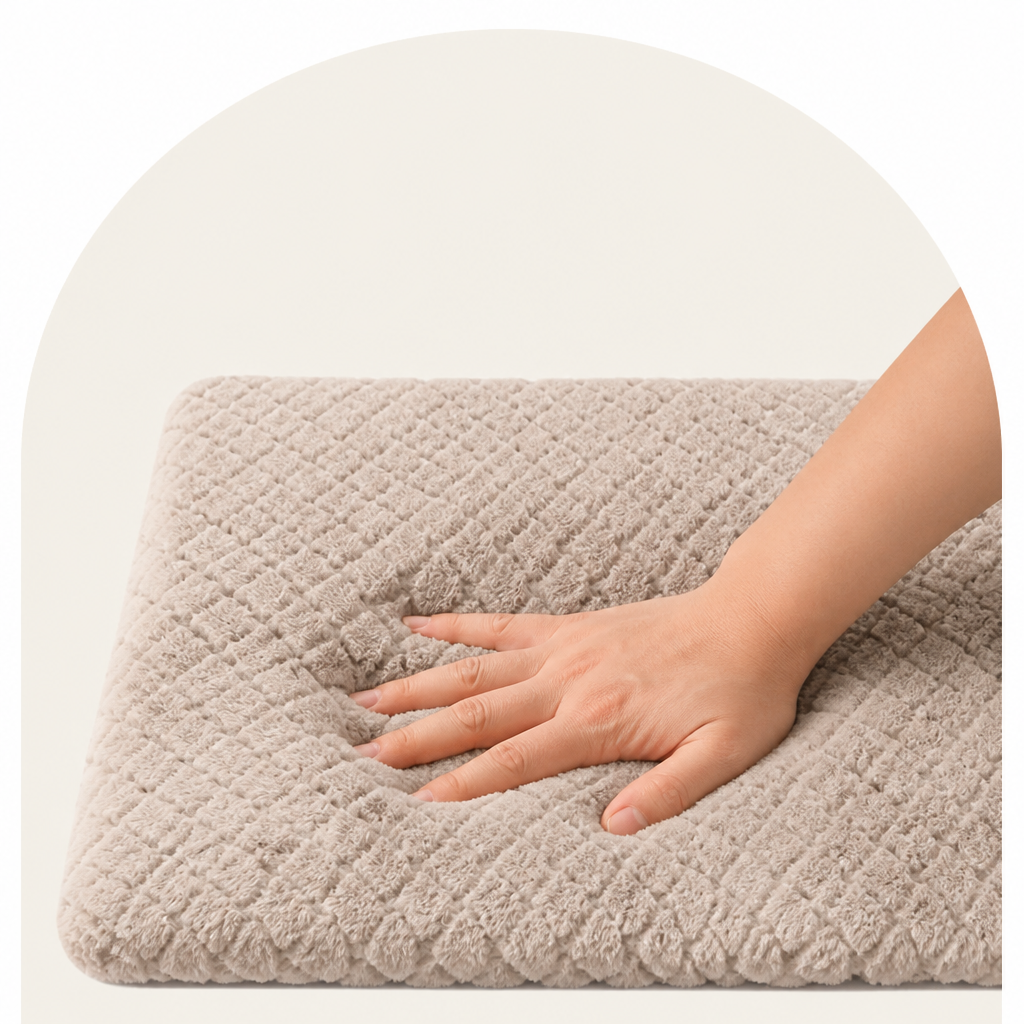 Cama ortopédica de espuma viscoelástica para perros Ortekor con funda de piel sintética lavable (base impermeable antideslizante)