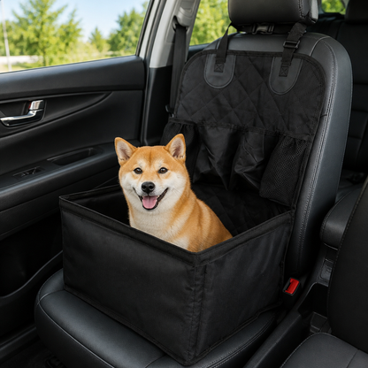 Alfombrilla para asiento de coche Ortekor de tela Oxford resistente a las manchas y lavable (asiento del copiloto)