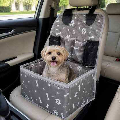 Alfombrilla para asiento de coche Ortekor de tela Oxford resistente a las manchas y lavable (asiento del copiloto)
