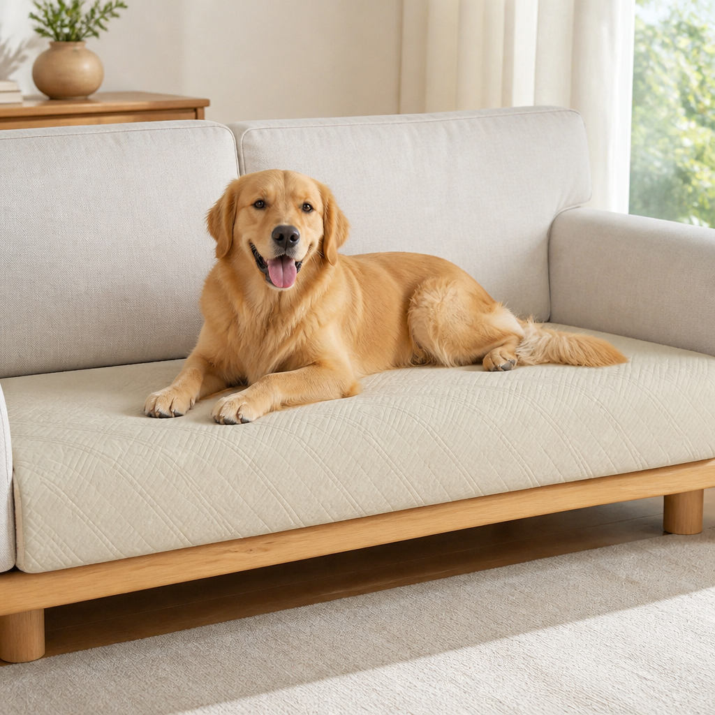 Ortekor Plaid Water-Repellent & Non-Slip Sofa Seat Cover
