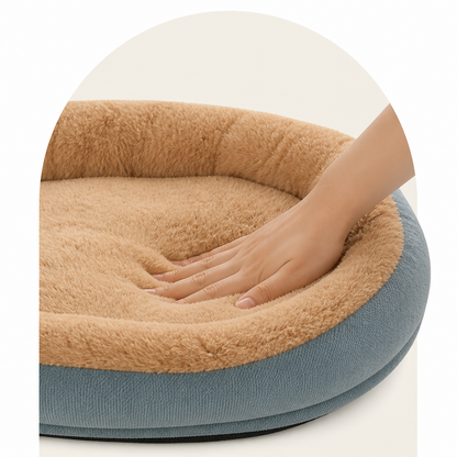 Ortekor Plush Corduroy Washable & Breathable Pet Bed