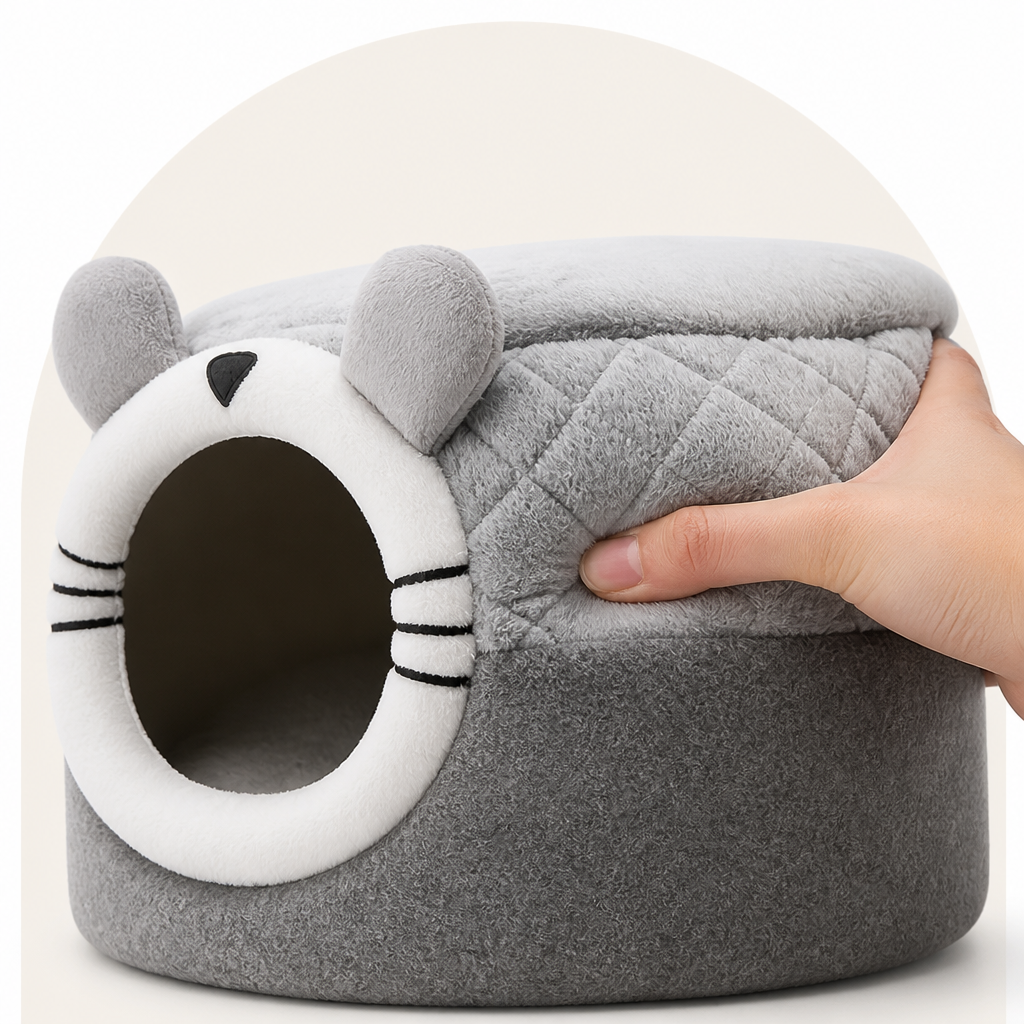 Ortekor Plush Insulated Pet Tent (Removable Cushion)