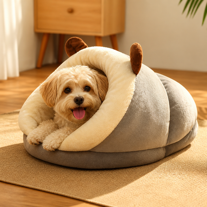Ortekor Plush Insulating Washable Kennel Bed
