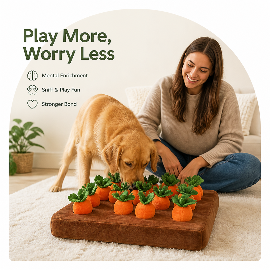 Ortekor Plush & Interactive Snuffle Mat