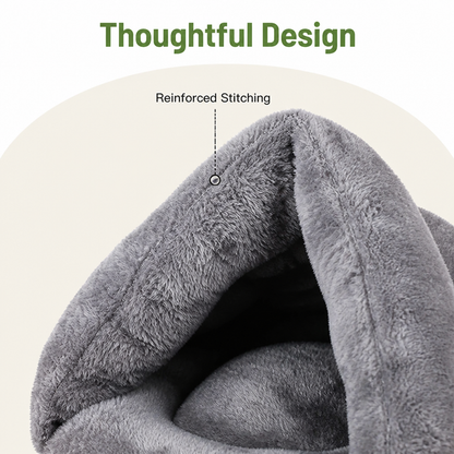 Ortekor Plush & Machine-Washable Round Nest Dog Bed