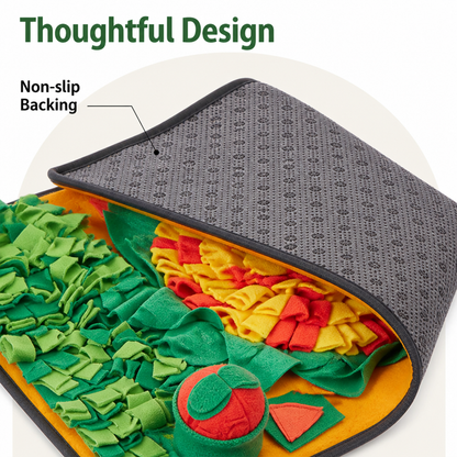 Ortekor Plush Snuffle & Slow-Feeder Mat (27.6 in x 19.7 in)