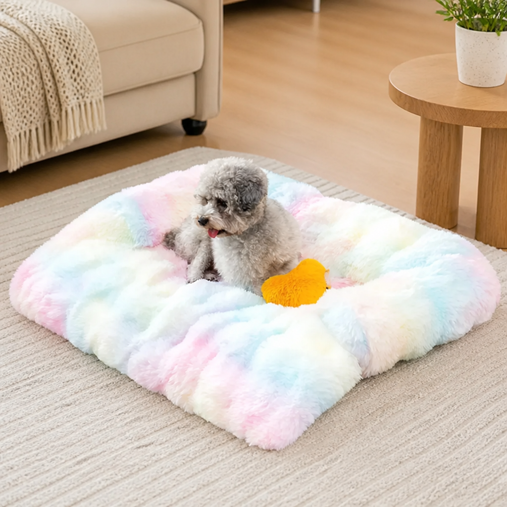 Ortekor Plush Sofa-Style Washable Dog Bed