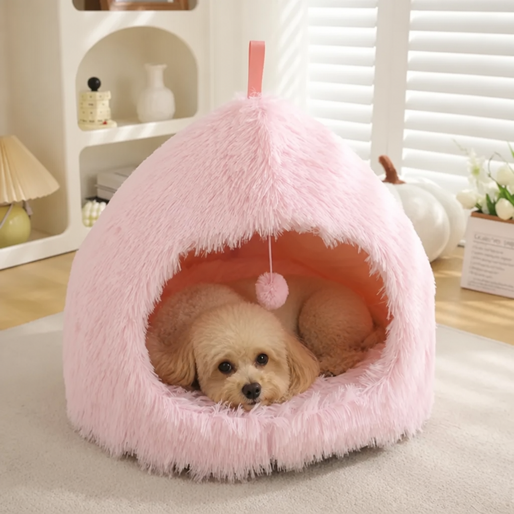 Ortekor Plush Velvet & Non-Slip Dog Bed
