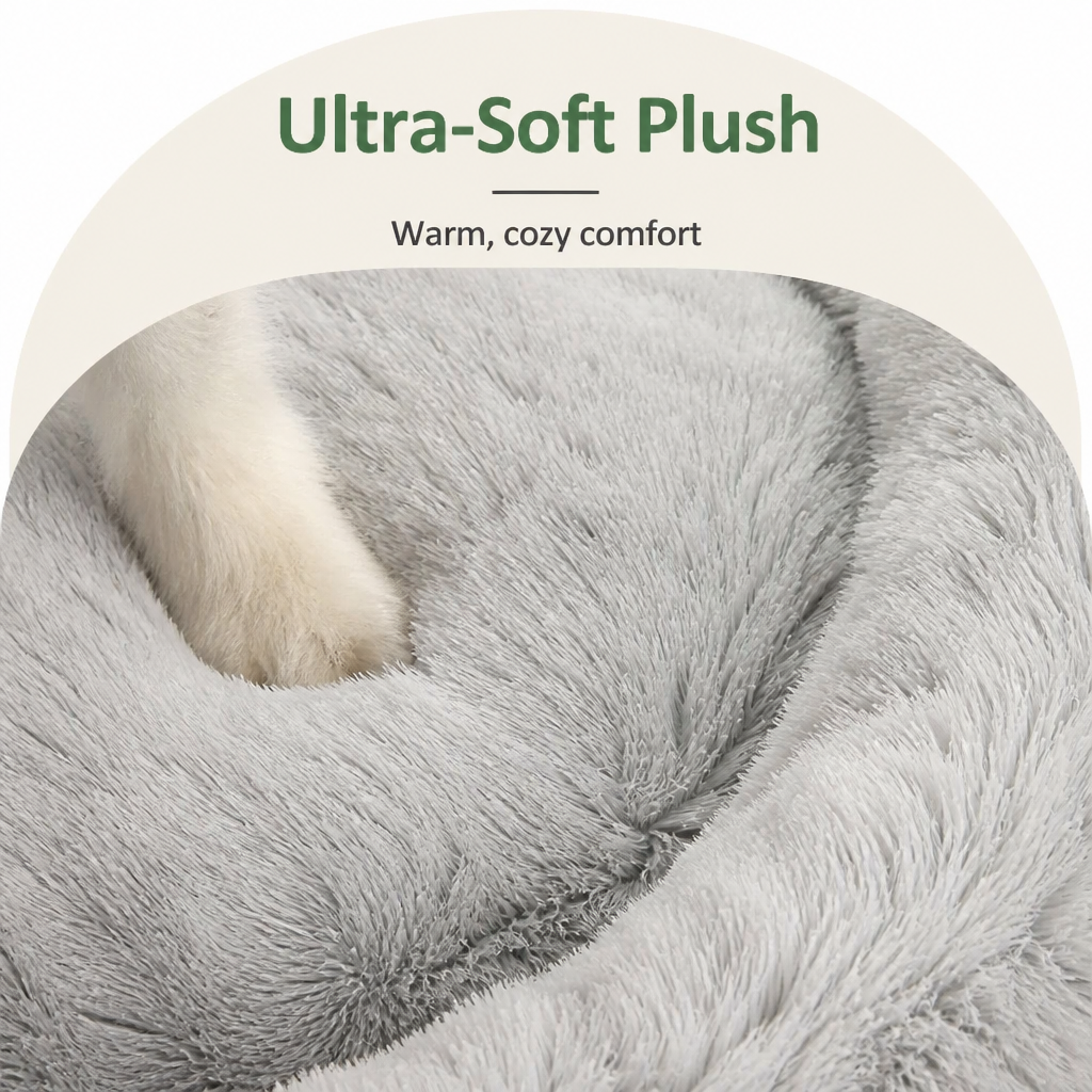 Ortekor Plush Velvet & Non-Slip Dog Bed