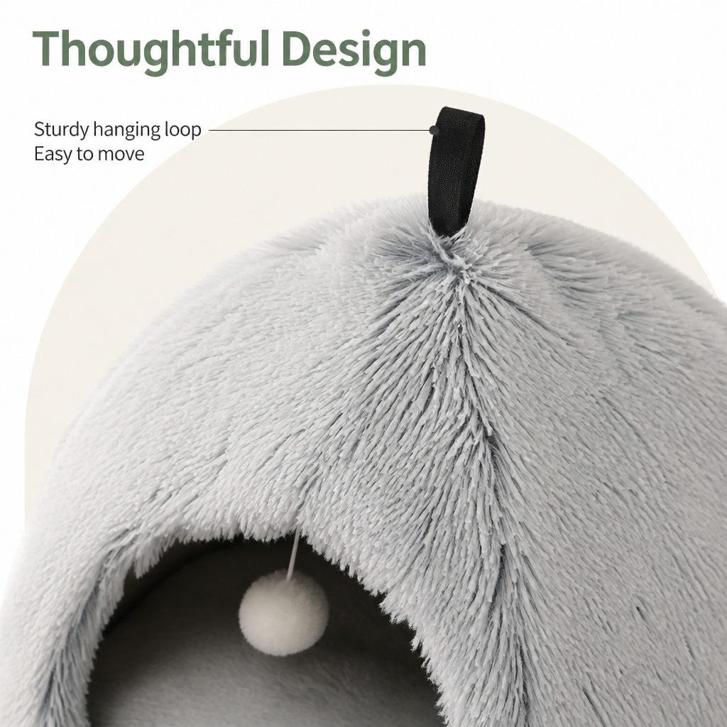 Ortekor Plush Velvet & Non-Slip Dog Bed