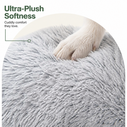 Ortekor Plush Warm Non-Slip Hooded Pet Bed