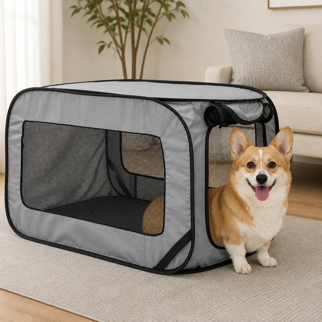 Ortekor Pop-Up Foldable Oxford Fabric Travel Crate