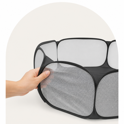 Ortekor Pop-Up Transparent Pet Playpen