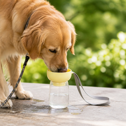 Ortekor Portable Food-Grade Pet Water Bottle (Lanyard)