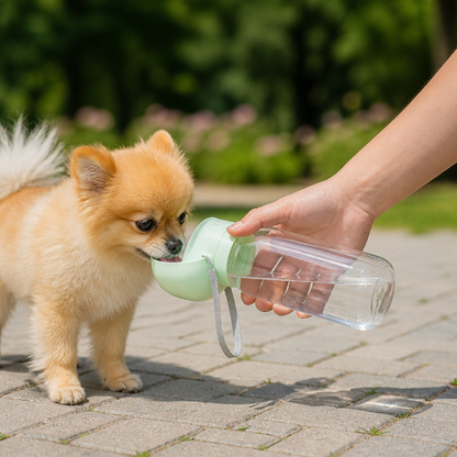 Ortekor Portable Food-Grade Pet Water Bottle (Lanyard)