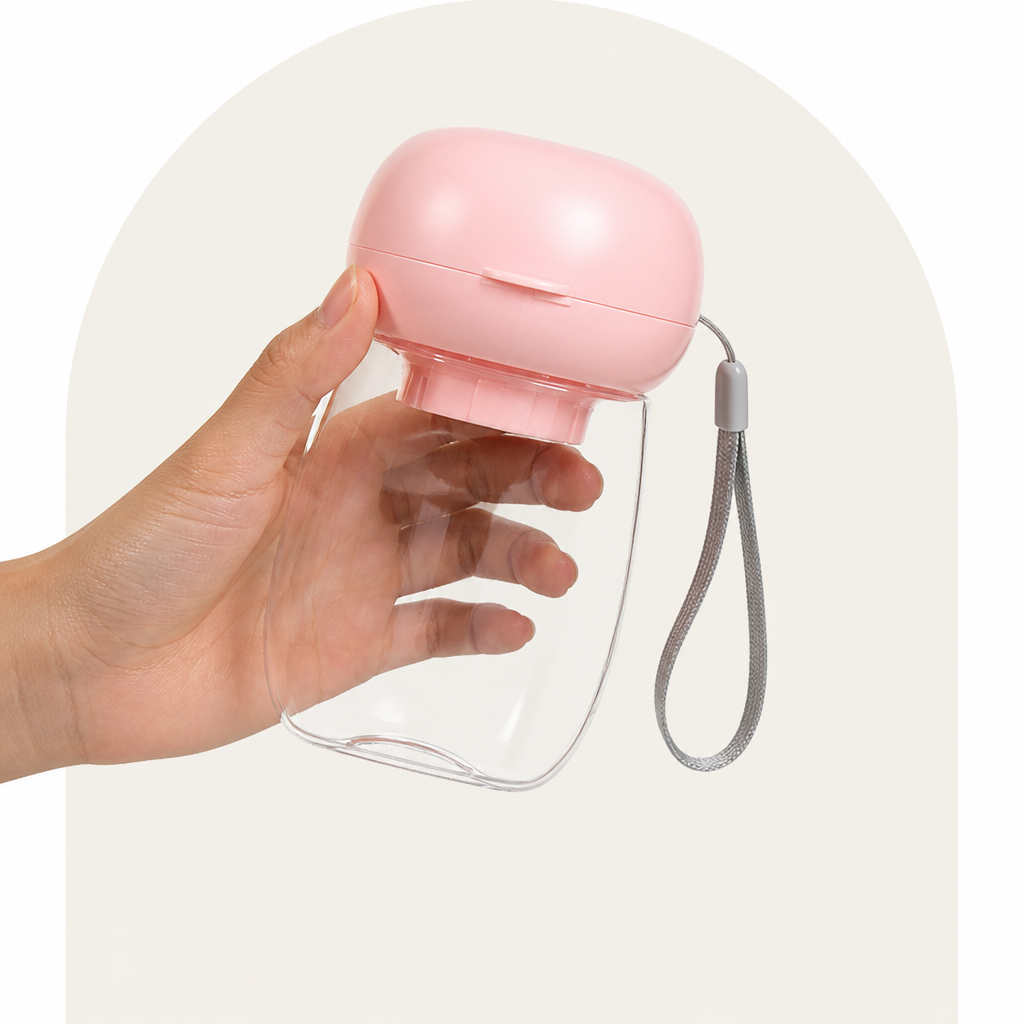 Ortekor Portable Food-Grade Pet Water Bottle (Lanyard)