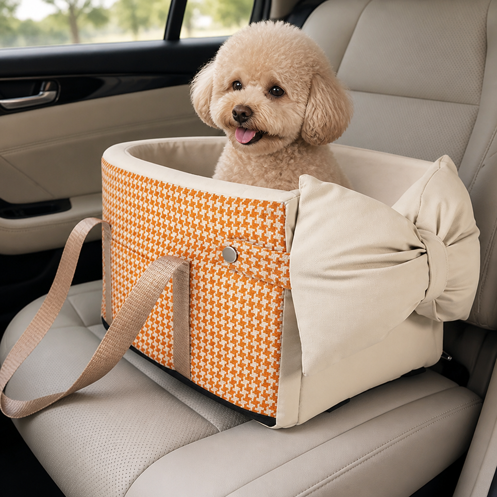 Ortekor Portable & Lightweight Dog Car Seat (Small Pets)