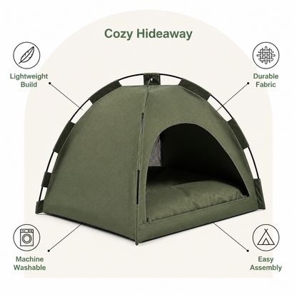 Ortekor Portable & Machine-Washable Teepee Bed