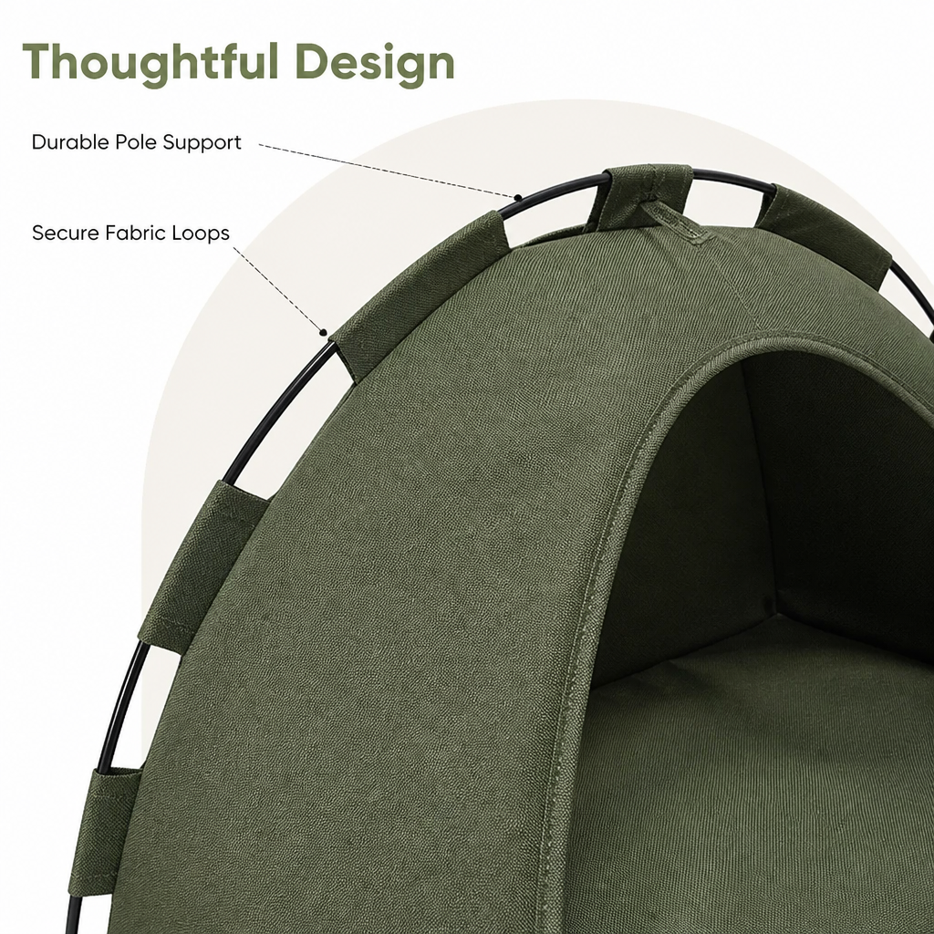 Ortekor Portable & Machine-Washable Teepee Bed