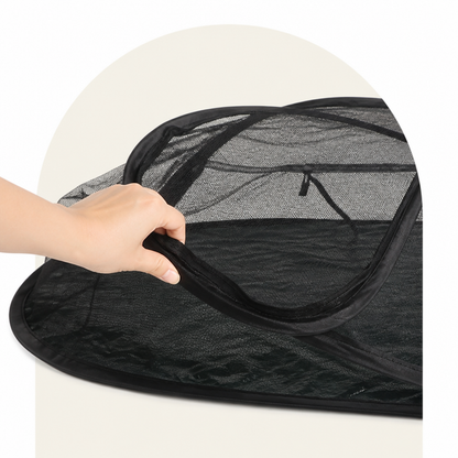 Ortekor Portable Pop-Up Breathable Mesh Pet Tent (With Storage Bag)