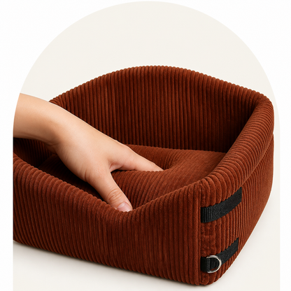 Ortekor Portable Suede Washable Booster Seat