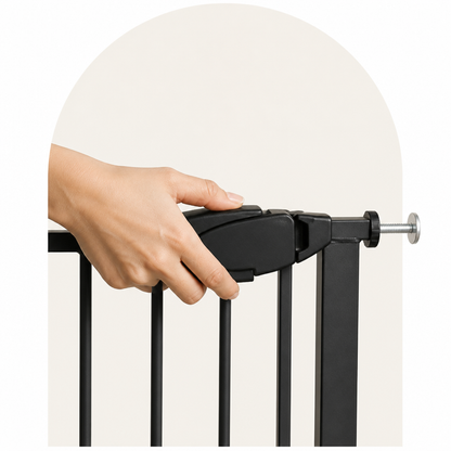 Ortekor Pressure-Mounted Auto-Close & Double Lock Pet Gate