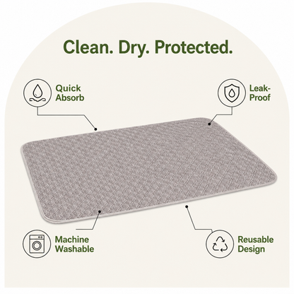 Ortekor Quick-Absorb & Leak-Proof Washable Pet Training Pad