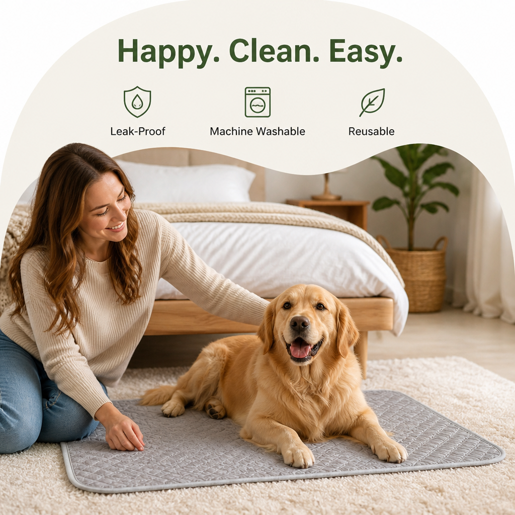 Ortekor Quick-Absorb & Leak-Proof Washable Pet Training Pad
