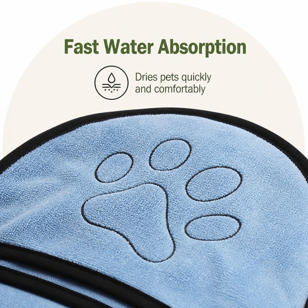 Ortekor Quick-Dry & Absorbent Pet Towel (9 x 25,5 in)