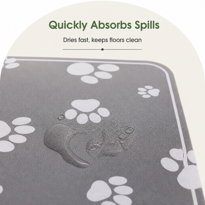 Ortekor Quick-Dry Diatomite & Non-Slip Feeding Mat