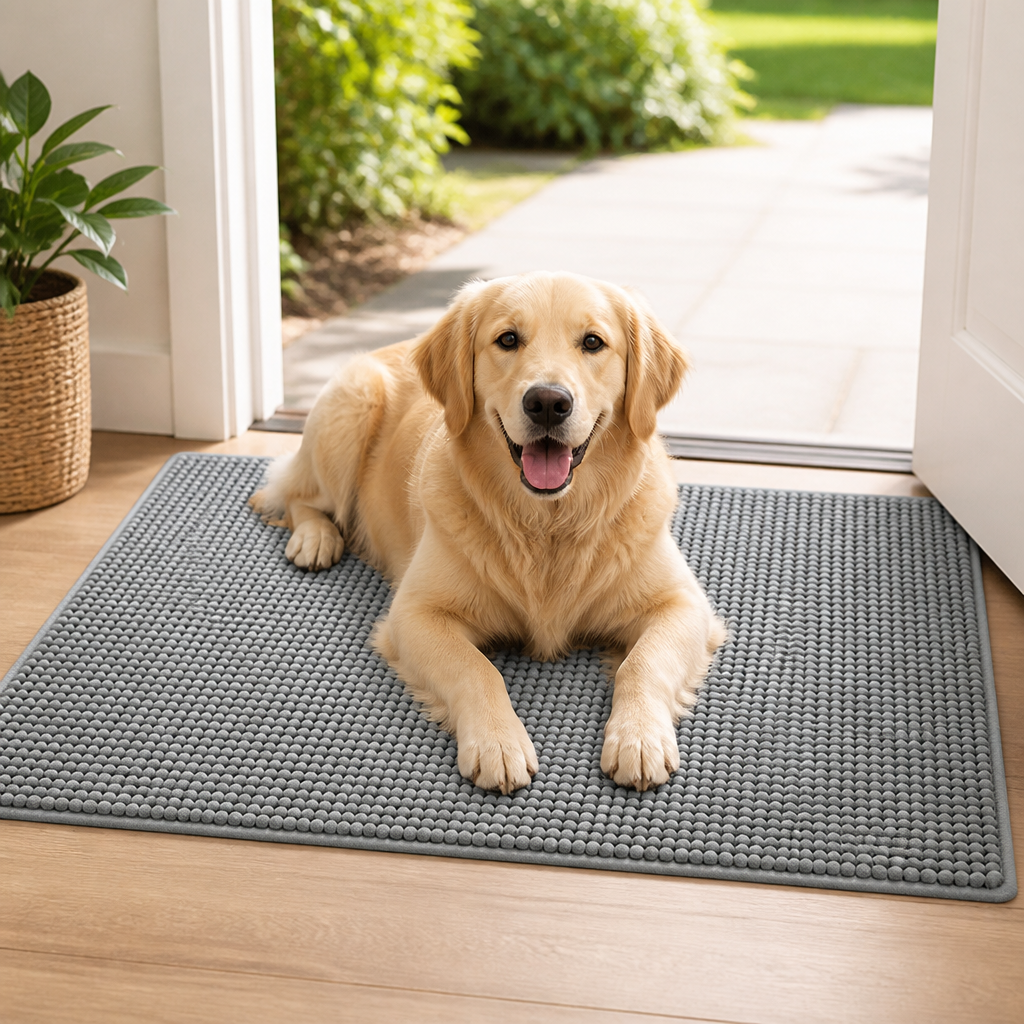 Ortekor Quick-Dry Microfiber & Non-Slip Dog Door Mat