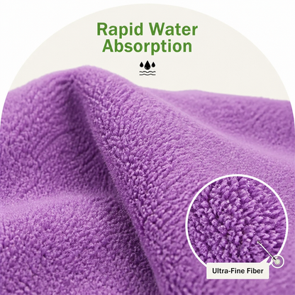 Toalla para mascotas Ortekor de secado rápido, fibra ultrafina y superabsorbente (lavable a máquina)