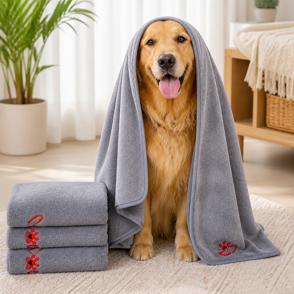 Ortekor Quick-Drying & Highly Absorbent Pet Towel