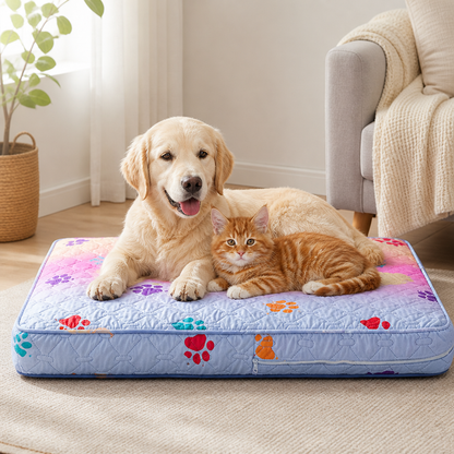 Ortekor Quilted Brushed Waterproof & Anti-Slip Dog Bed Cover