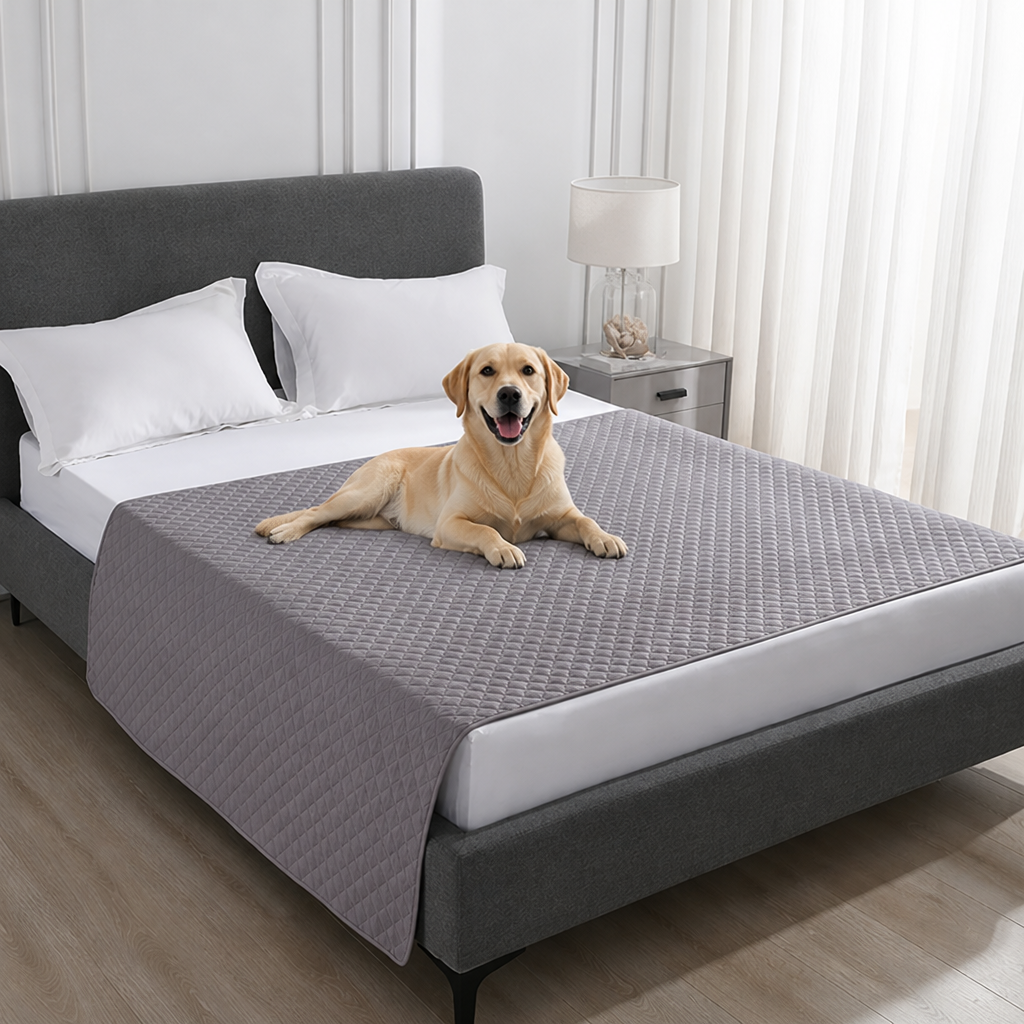 Ortekor Quilted Water-Resistant & Non-Slip Dog Bed Cover