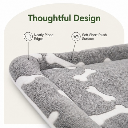 Ortekor Reversible Short Plush Pet Mat