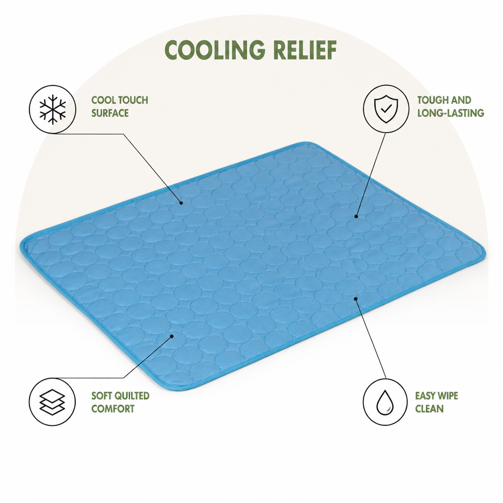 Ortekor Self-Cooling & Durable Dog Cooling Mat (No Power Required)